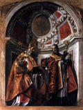 Paolo Veronese sts geminianus and severus Art A4 Photo Print