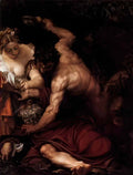 Paolo Veronese temptation of st anthony Art A4 Photo Print