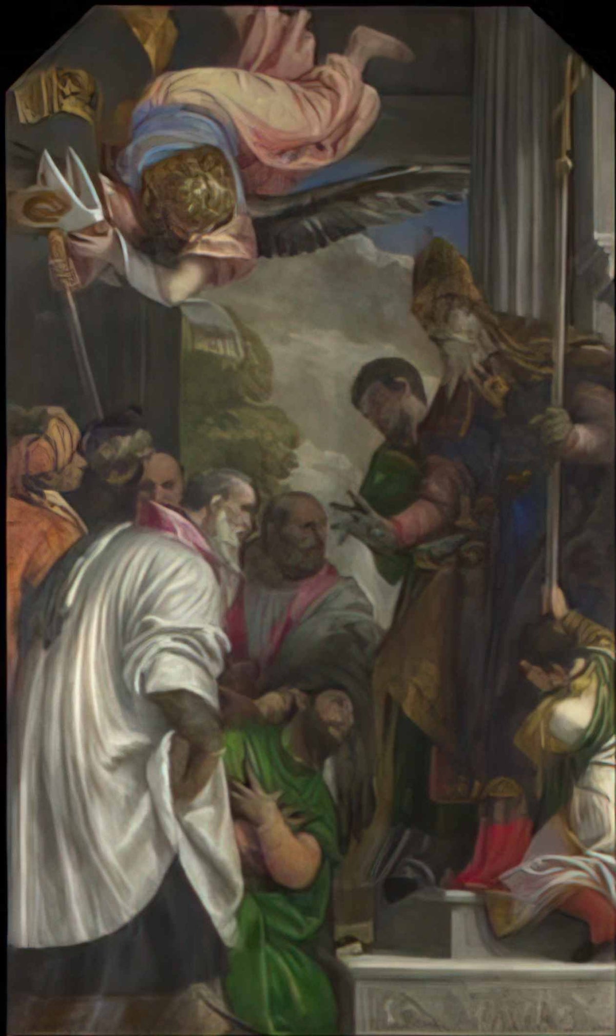 Paolo Veronese the consecration of saint nicholas Art A4 Photo Print