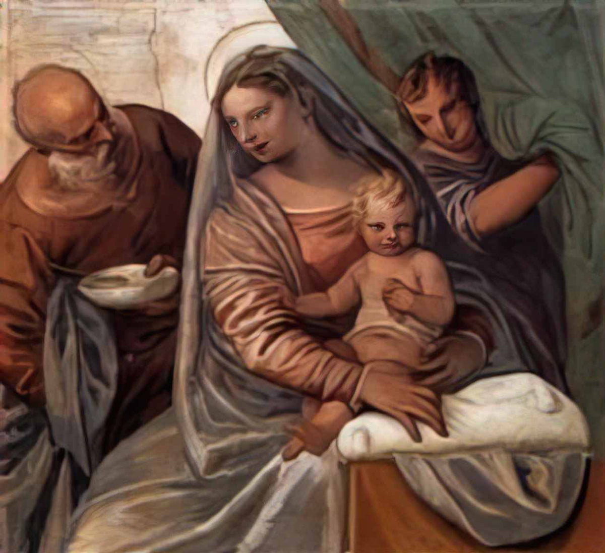 Paolo Veronese the holy family Art A4 Photo Print