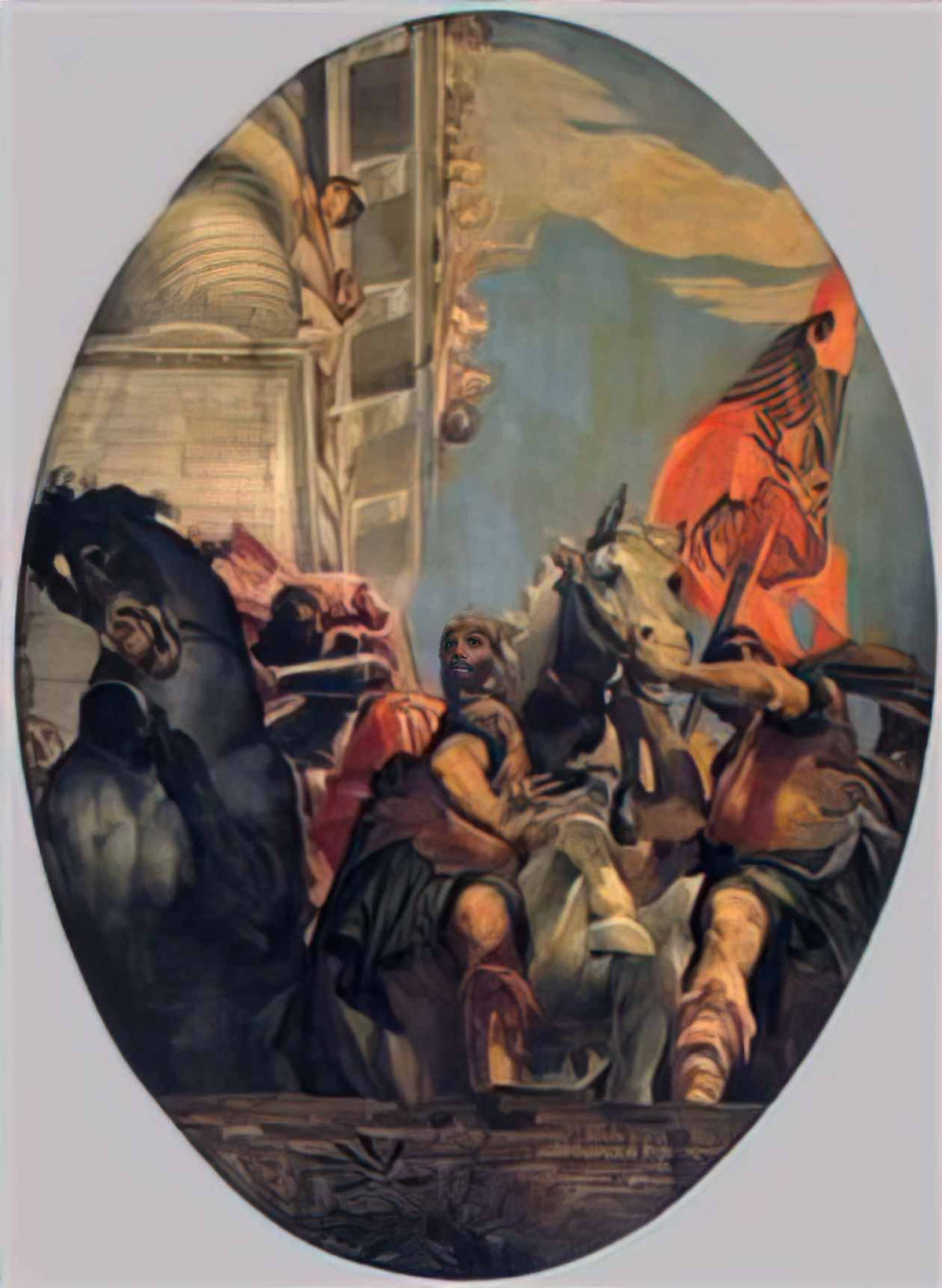 Paolo Veronese the triumph of mordecai 1556 Art A4 Photo Print