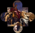 Paolo Veronese venice hercules and ceres 1575 Art A4 Photo Print