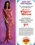 Paper Dress Holiday 1960s Vintage Retro Advert