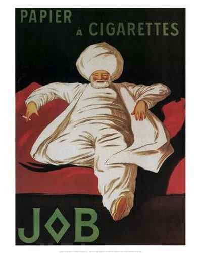 Papier A Cigarettes Job 1912 A4 Photo Print