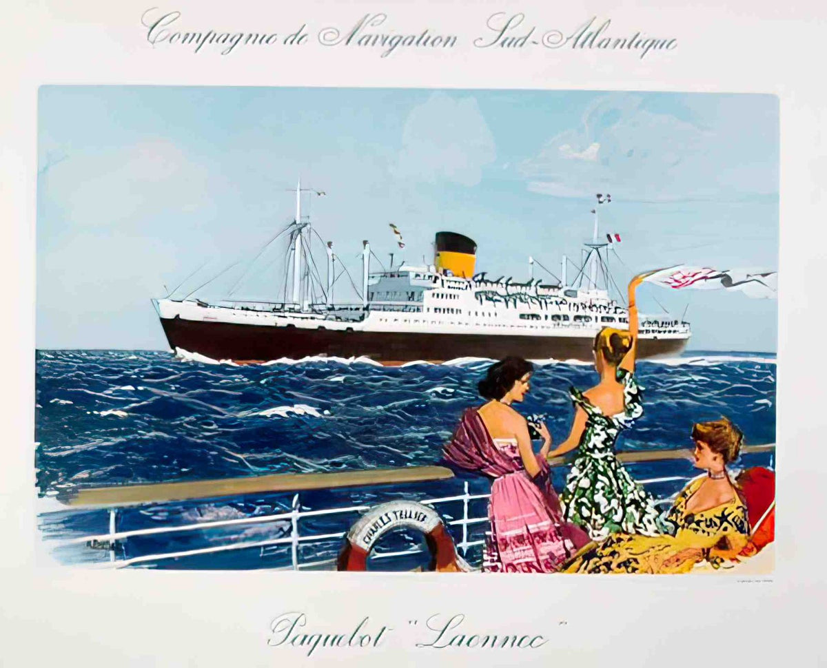 PaqueboatLaennec Advert A4 Photo Print