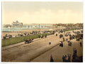 Parade and pier Morecambe Vintage A4 Photo Print
