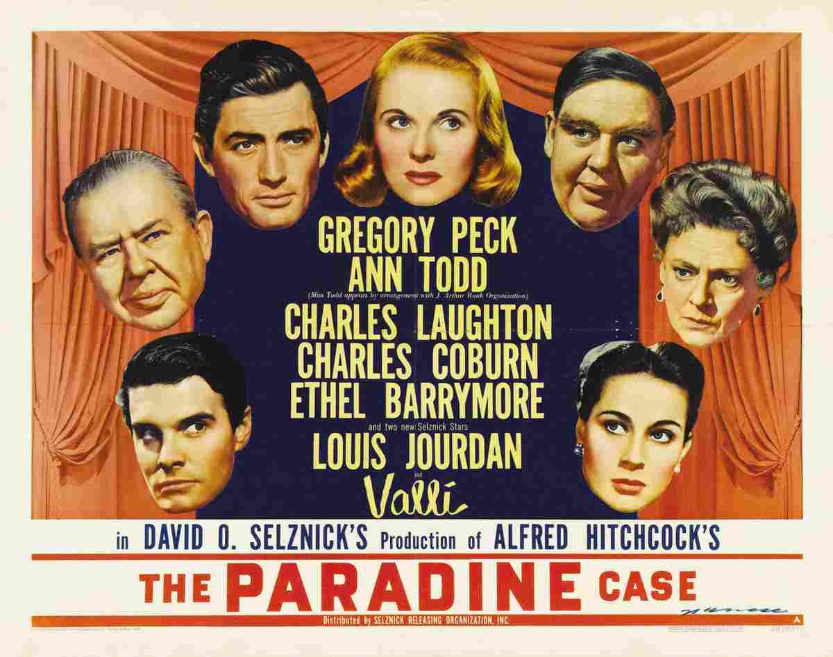 Paradine Case The 03  film star poster A4 Photo Print