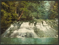 Paradise Falls Pocono Mountains Pennsylvania Vintage A4 Photo Print