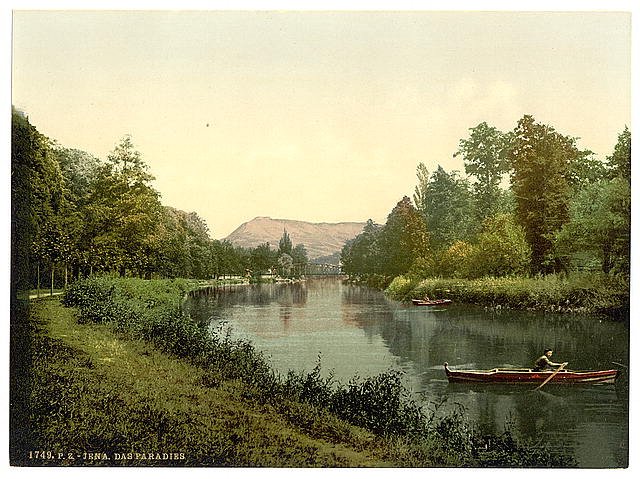Paradise Jena Thuringia Vintage A4 Photo Print