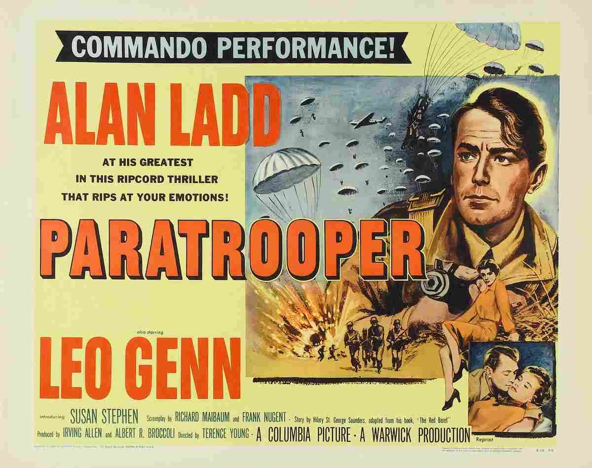 Paratrooper 02  film star poster A4 Photo Print