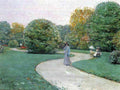 Parc Moneceaux Paris Hassam Impressionism American A4 Photo Print