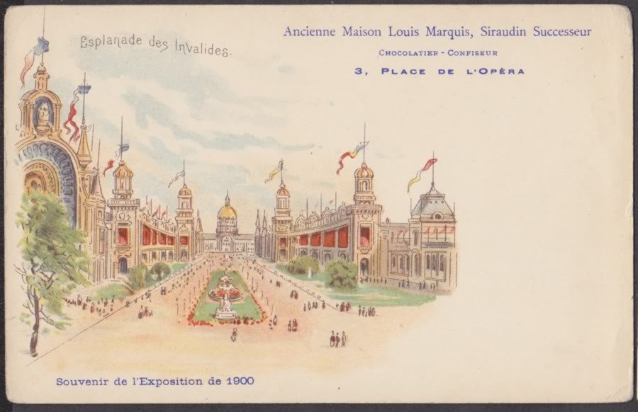 Paris 1900 Exposition Souvenir Esplanade Des Invalides Vintage A4 Photo Print