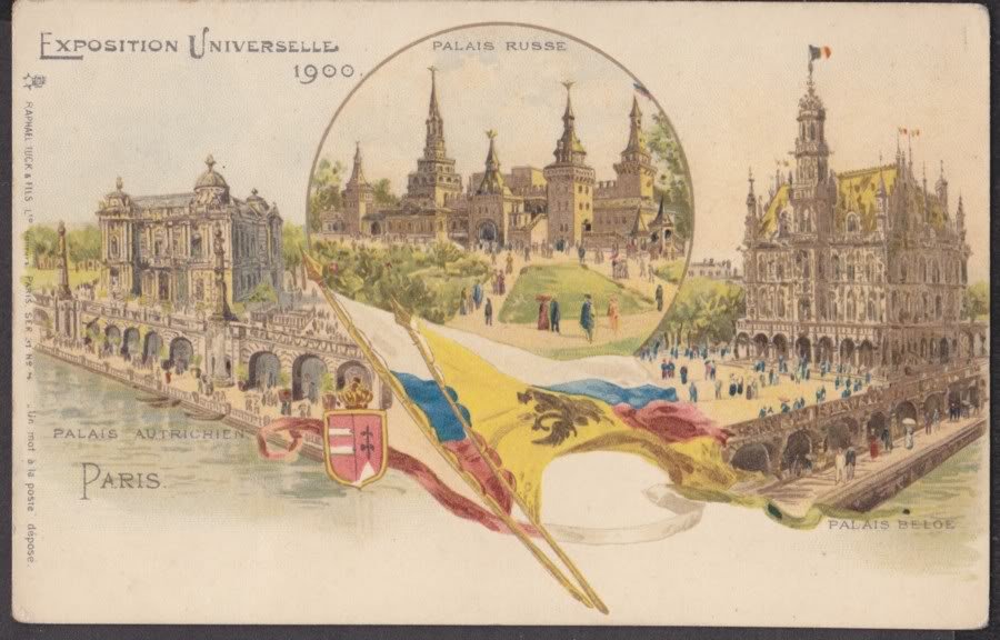 Paris 1900 Exposition Universelle Palais Russe Vintage A4 Photo Print