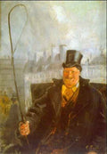 Paris Cab Driver by Krohg Impressionism A4 Photo Print