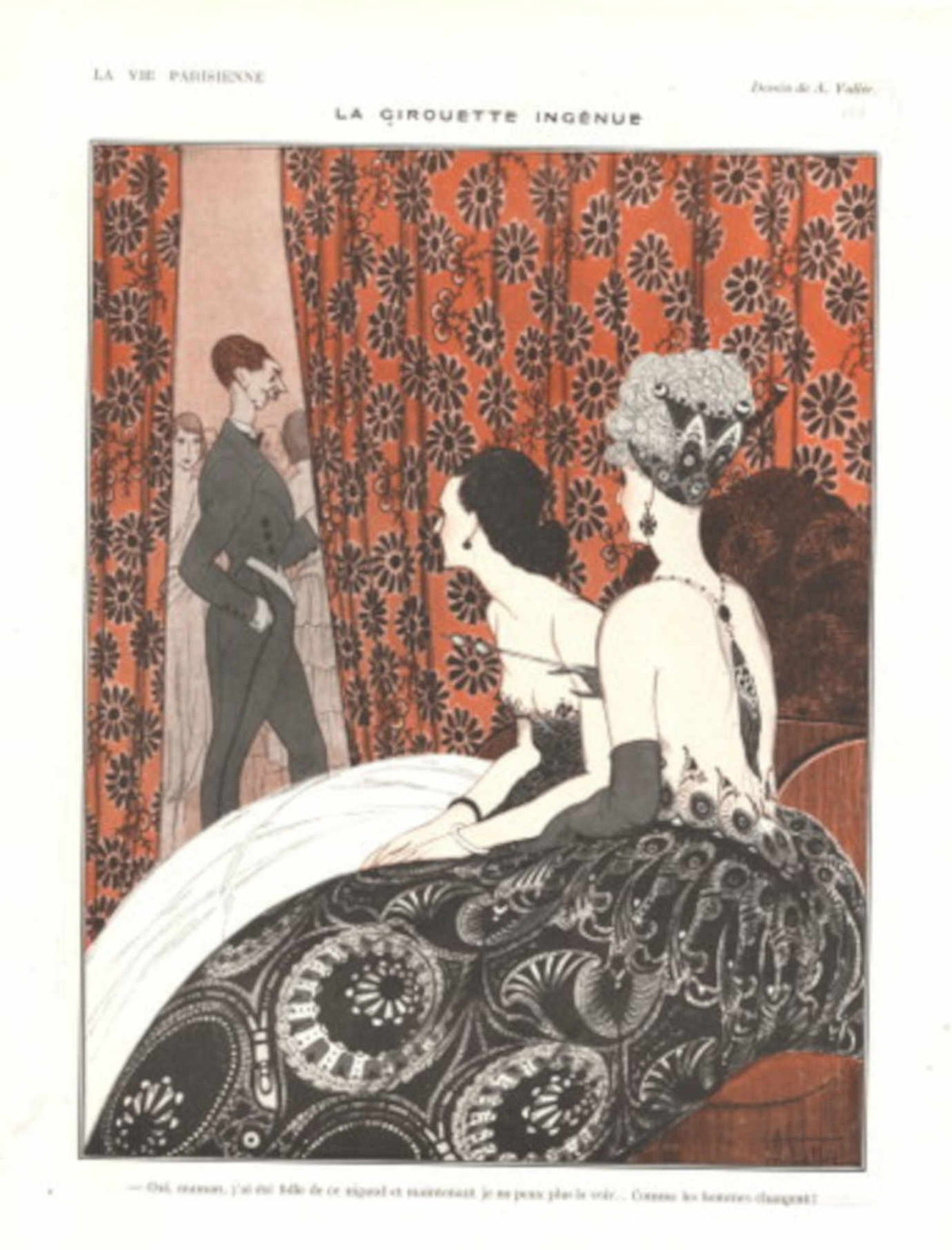 Paris Circus Woman La Vie Parisienne Vintage Retro Advert