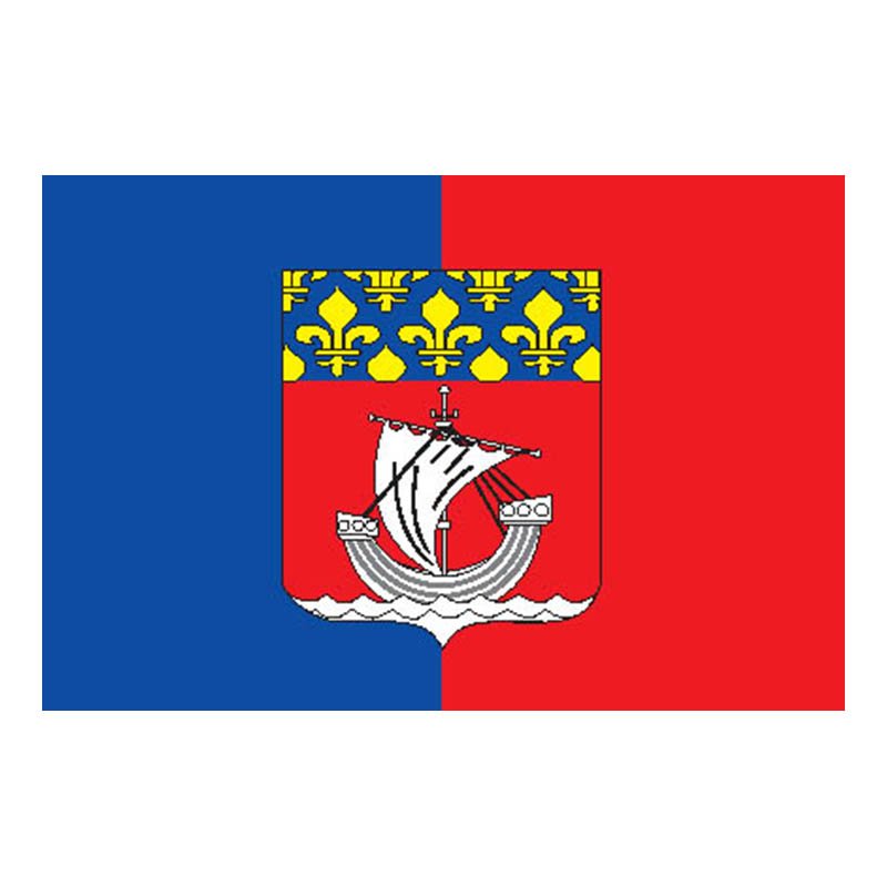 Paris Dep Flag N2973 A4 Photo Print