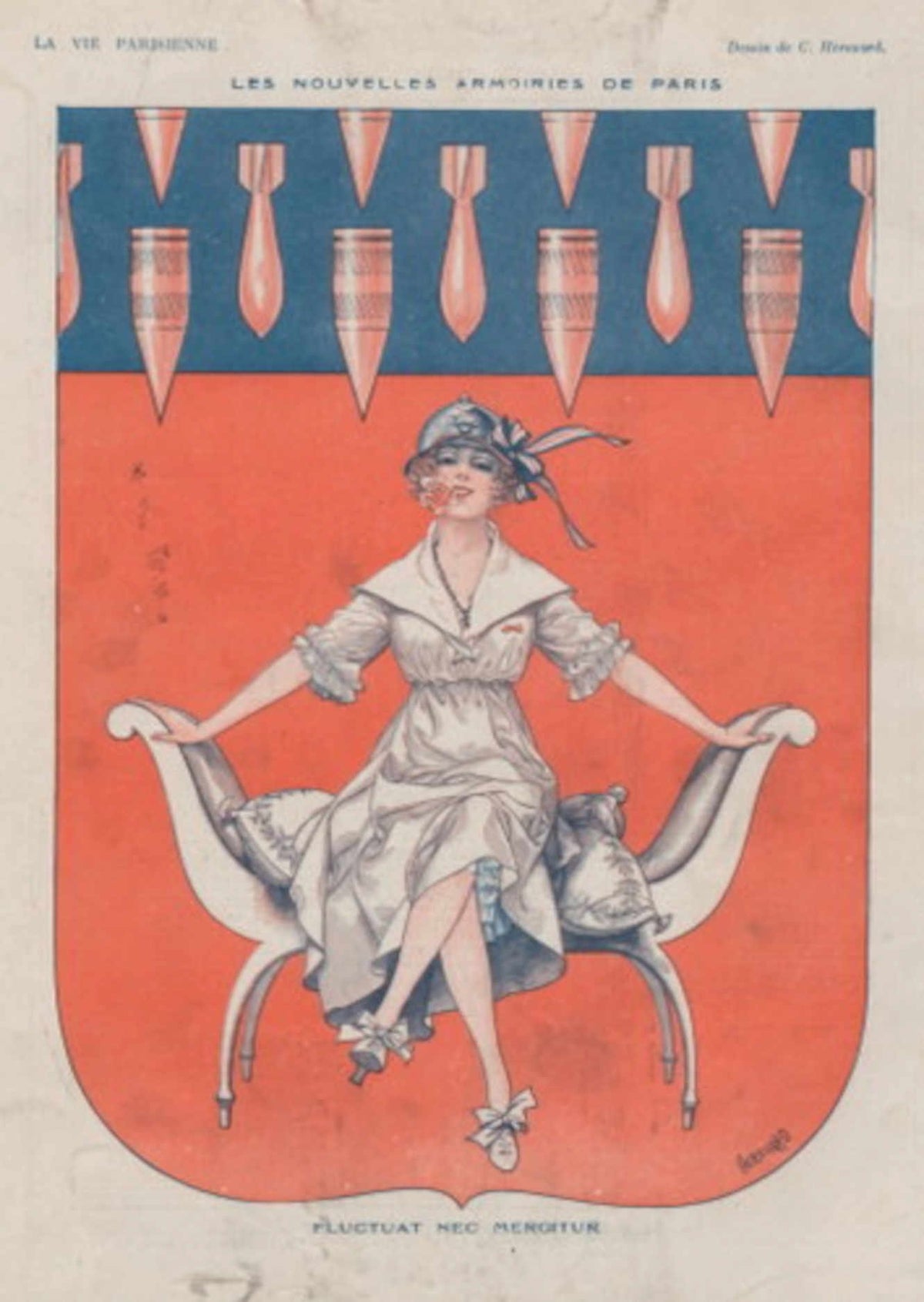 Paris Fashion Shields La Vie Parisienne Vintage Retro Advert