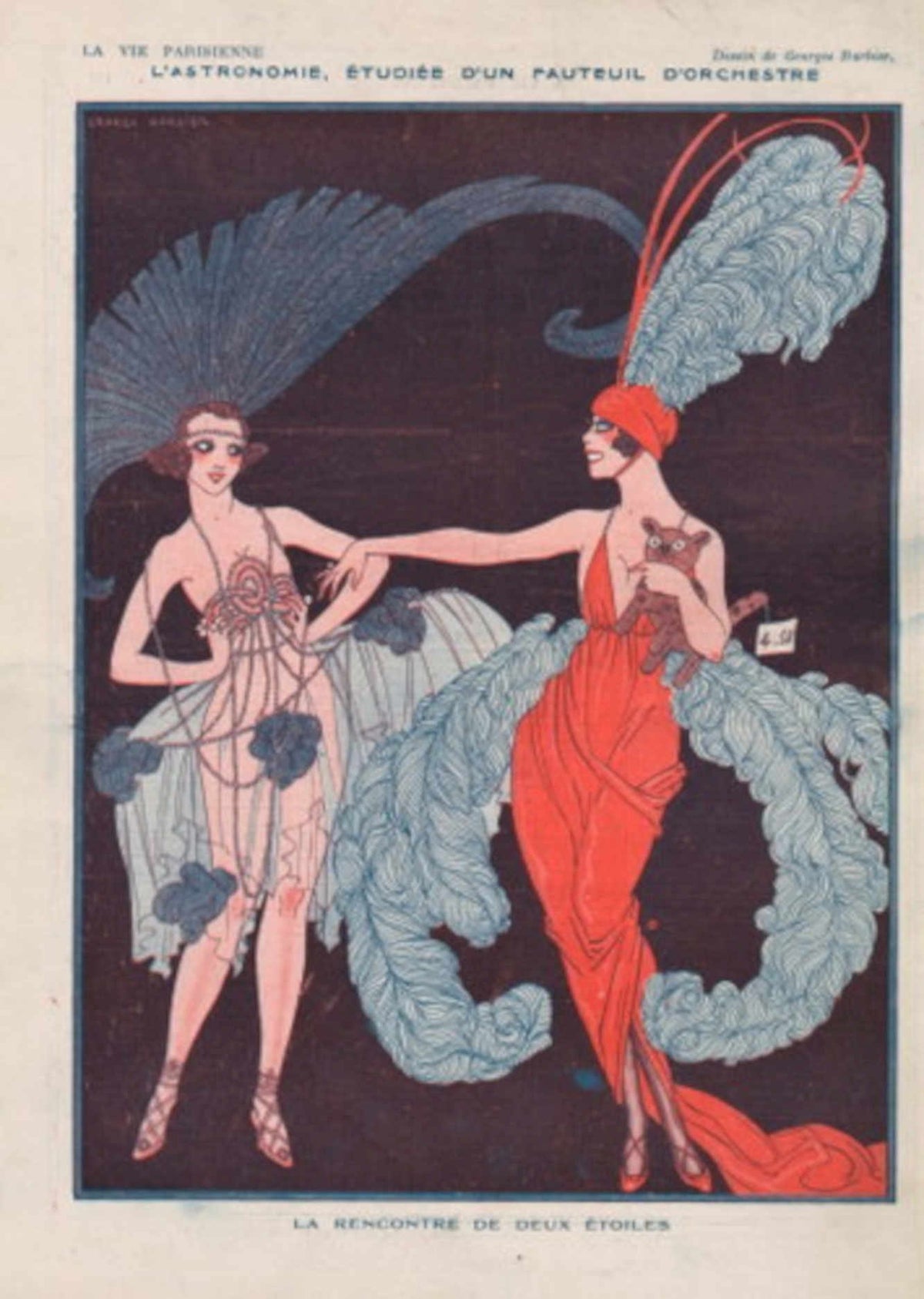 Paris Fashion Stars La Vie Parisienne Vintage Retro Advert