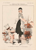 Paris Kitchen Dinner La Vie Parisienne Vintage Retro Advert