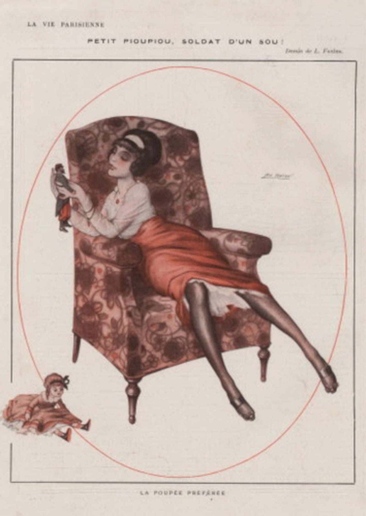 Paris Life Doll La Vie Parisienne Vintage Retro Advert