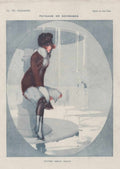 Paris November Scene La Vie Parisienne Vintage Retro Advert