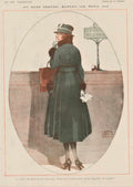 Paris Post Office La Vie Parisienne Vintage Retro Advert