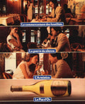 Paris Wine Conflict 1980s Vintage Retro Advert