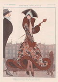 Paris Woman Dress La Vie Parisienne Vintage Retro Advert