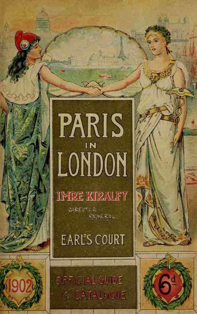 Paris in London 1902 Guide & Catalogue A4 Photo Print