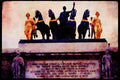 Paris visit 223008 Sculpture On Top Of The Arc De Triomphe, Paris A4 Limited Edition Watercolour Print