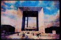 Paris visit 223013 Arc De La Fraternite, Paris A4 Limited Edition Watercolour Print