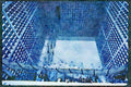 Paris visit 223015 Underneath The Arc De La Fraternite, Paris A4 Limited Edition Watercolour Print