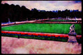 Paris visit 223045 Lawns, The Tuileries Gardens, Paris A4 Limited Edition Watercolour Print