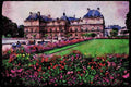 Paris visit 223047 The Palais Du Luxembourg And Gardens, Paris A4 Limited Edition Watercolour Print
