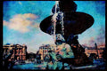 Paris visit 223050 Fountain, Place De La Concorde, Paris A4 Limited Edition Watercolour Print