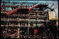 Paris visit 223068 Main Facade Of The Pompidou Center, Modern Art Museum A4 Limited Edition Watercolour Print