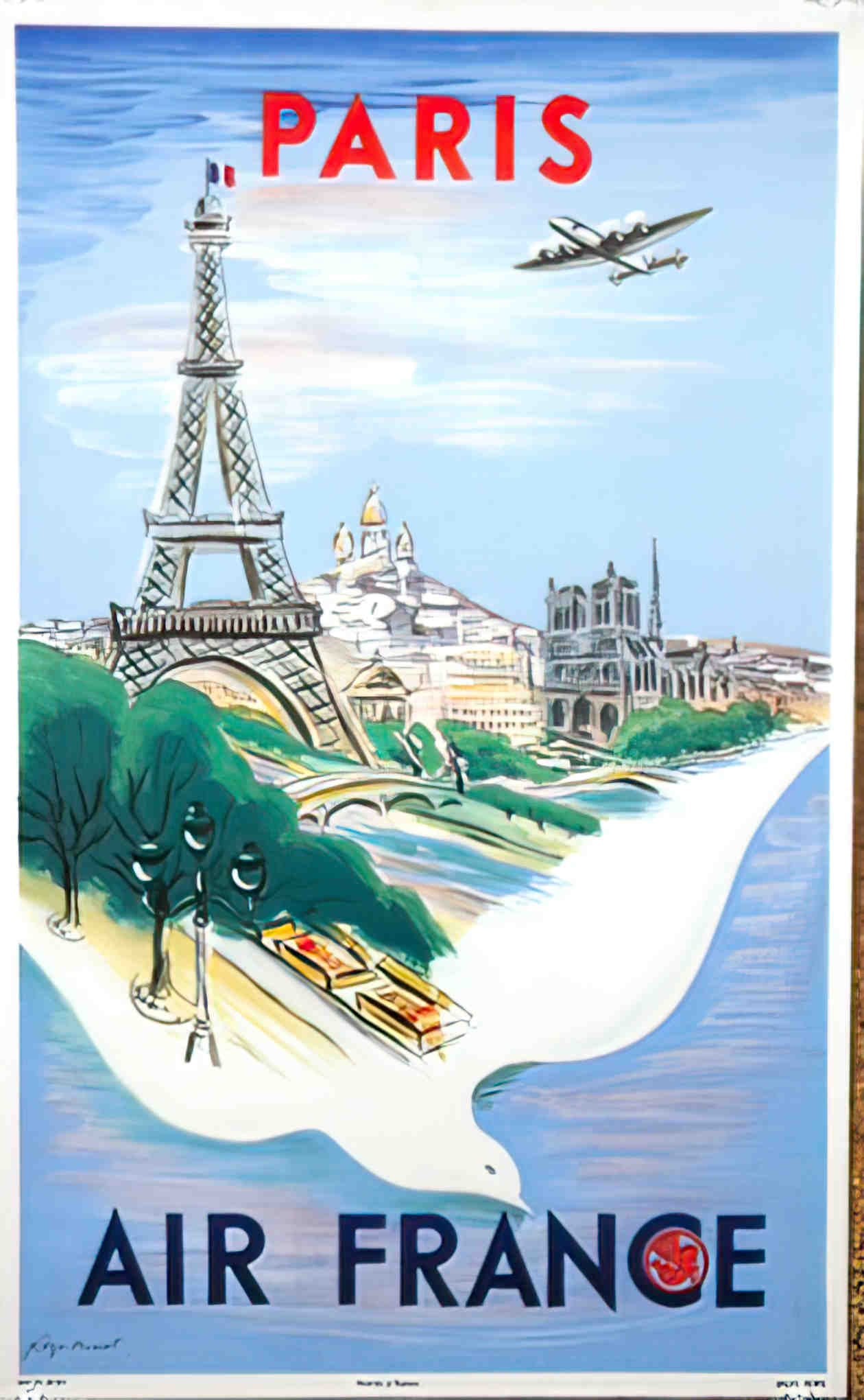 ParisAF Advert A4 Photo Print