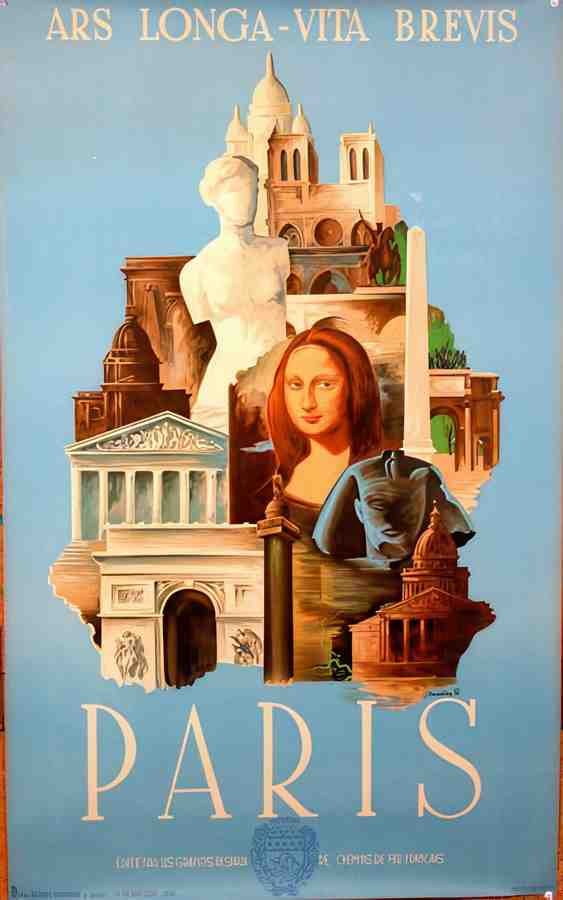ParisMadonna Vintage Advert A4 Photo Print