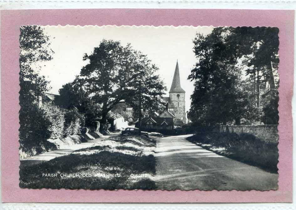 Parish Church Old Heathfield Sussex Vintage A4 Photo Print