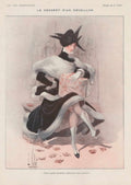 Parisian Dessert Leaves La Vie Parisienne Vintage Retro Advert