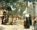 Parisian Street Scene 1 Hassam Impressionism American A4 Photo Print