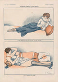 Parisian Women 1910 La Vie Parisienne Vintage Retro Advert