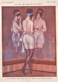 Parisian Women Dressing La Vie Parisienne Vintage Retro Advert