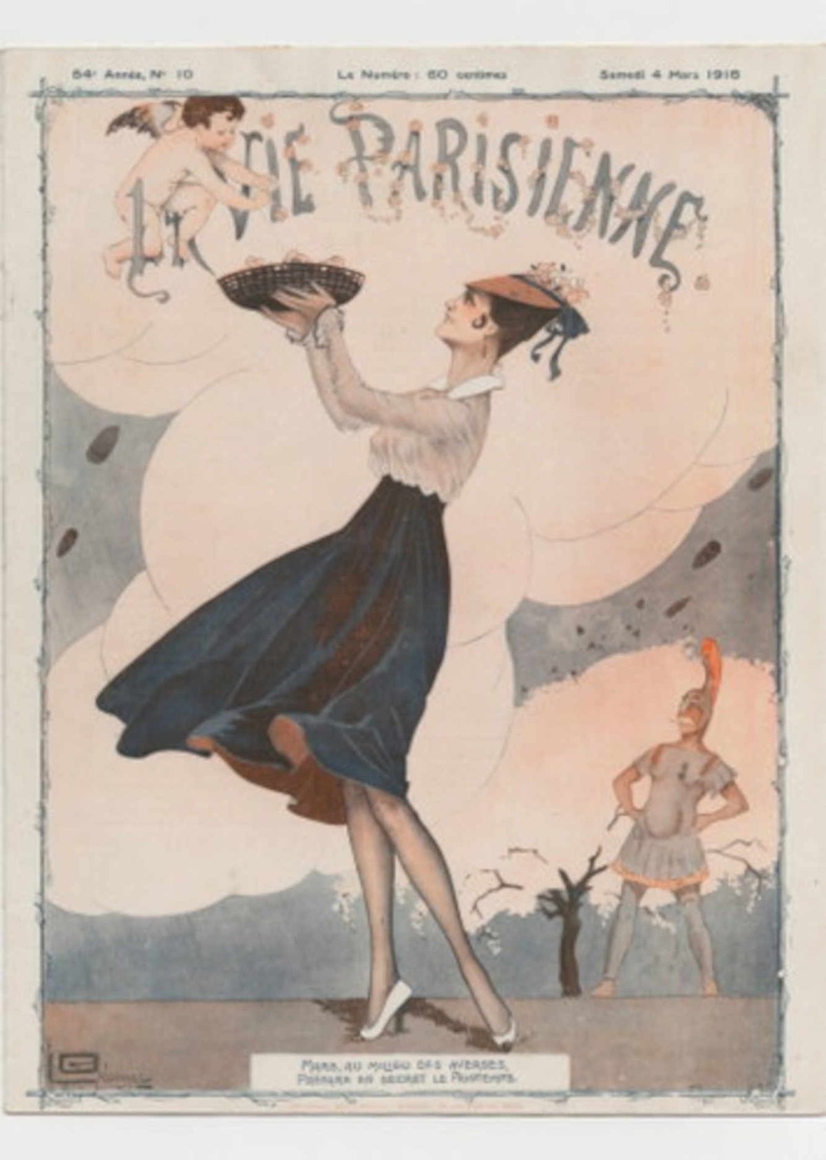 Parisienne 1916 Fruit La Vie Parisienne Vintage Retro Advert