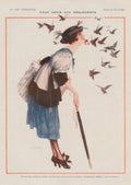 Parisienne Birds Flapper La Vie Parisienne Vintage Retro Advert