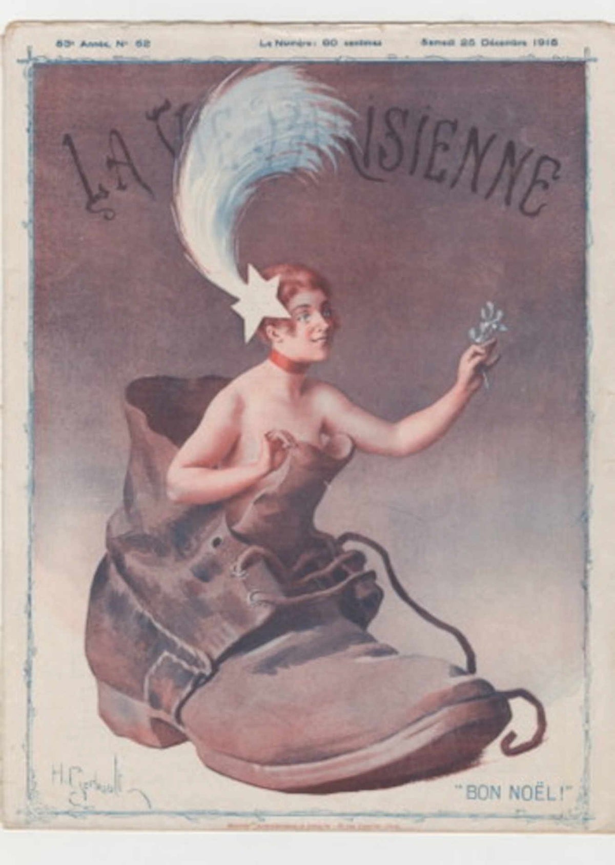 Parisienne Boot Noeli La Vie Parisienne Vintage Retro Advert