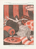 Parisienne Cabaret Scene 2 La Vie Parisienne Vintage Retro Advert
