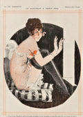 Parisienne Cabaret Woman La Vie Parisienne Vintage Retro Advert