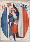 Parisienne Flapper 1918 La Vie Parisienne Vintage Retro Advert