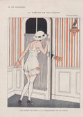 Parisienne Flapper Danger La Vie Parisienne Vintage Retro Advert
